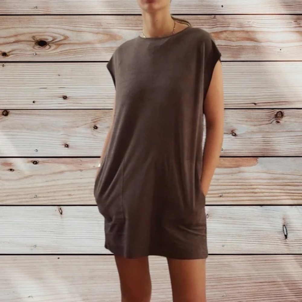 Wilfred Free Nori Vegan Suede Dress